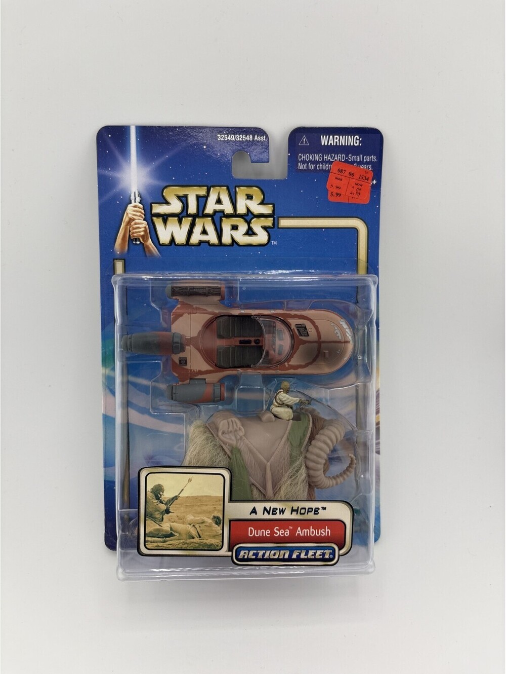 Star Wars Action Fleet Hasbro 1997 Dune Sea Ambush A New Hope Vintage